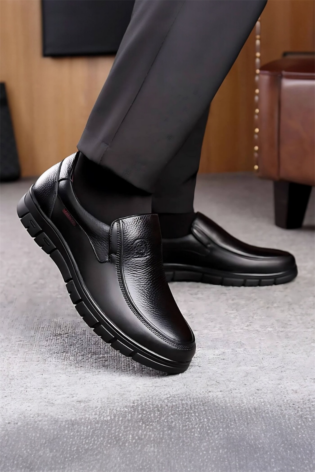 LORENZO MOCASSINS EN CUIR