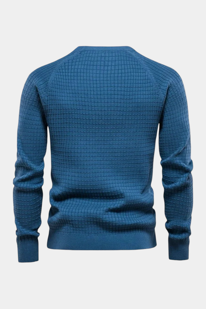 SIEGHART PULL AVEC MOTIF À CARREAUX