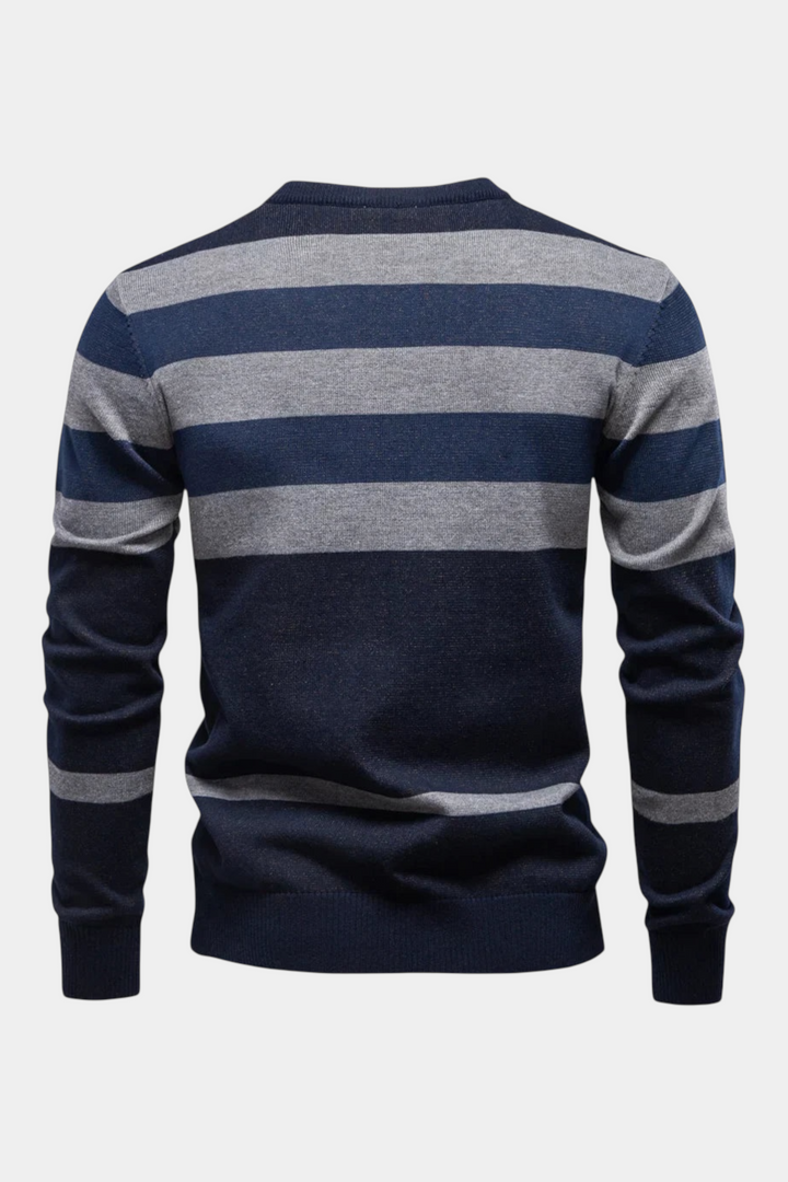 ROSENFELD GEBREIDE TRUI MET RUITPATROON