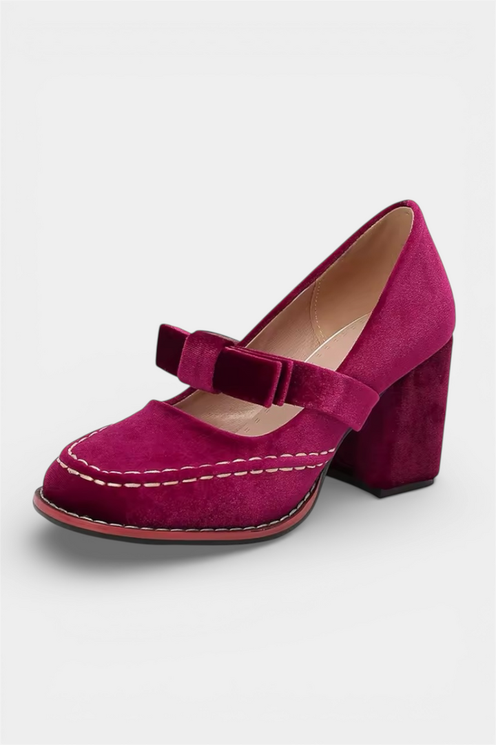 ALESSIA FLUWELEN LOAFERS