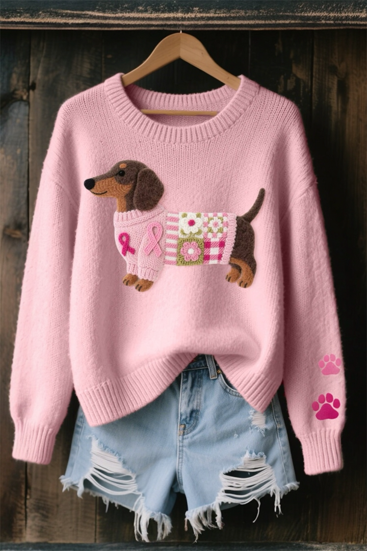 NAONI PULL CHIEN-SAUCISSE EN LAINE