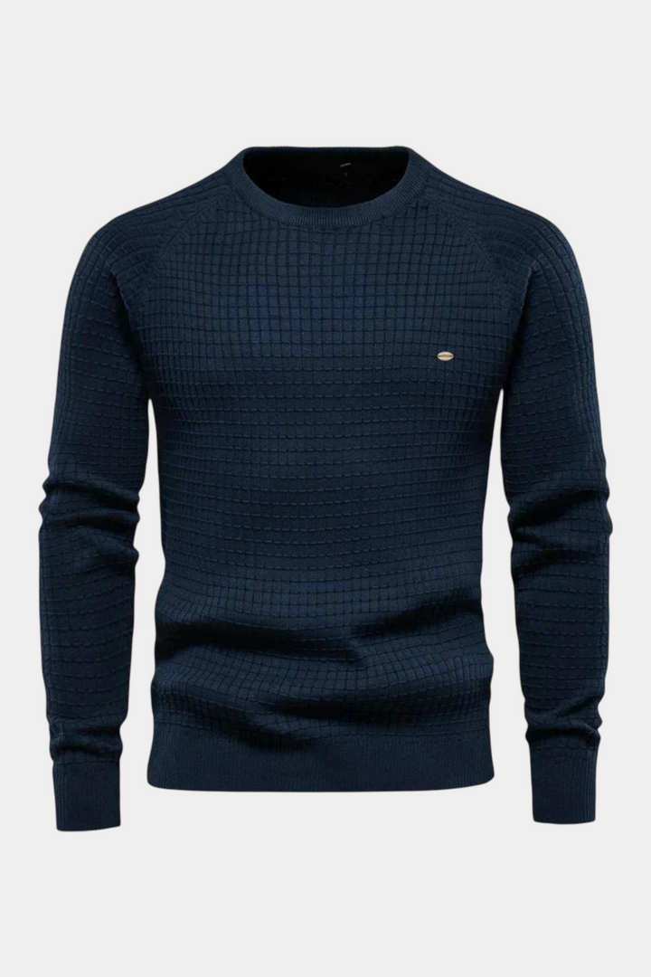 SIEGHART PULL AVEC MOTIF À CARREAUX