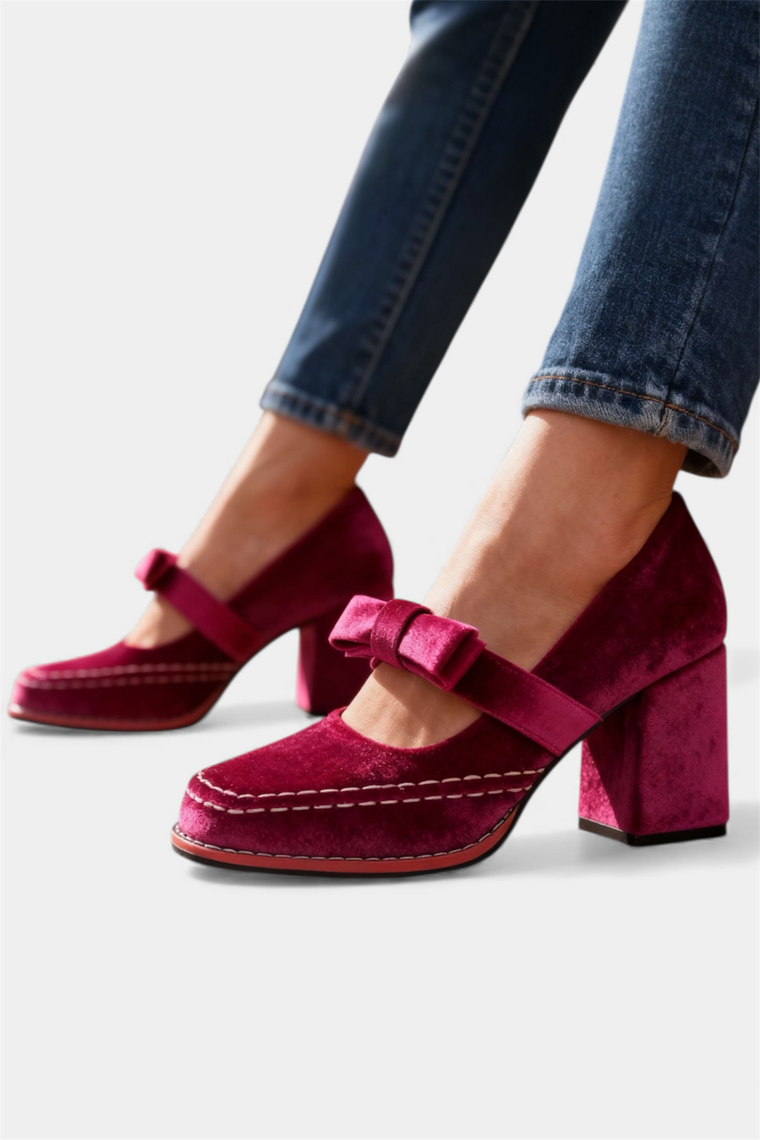 ALESSIA FLUWELEN LOAFERS