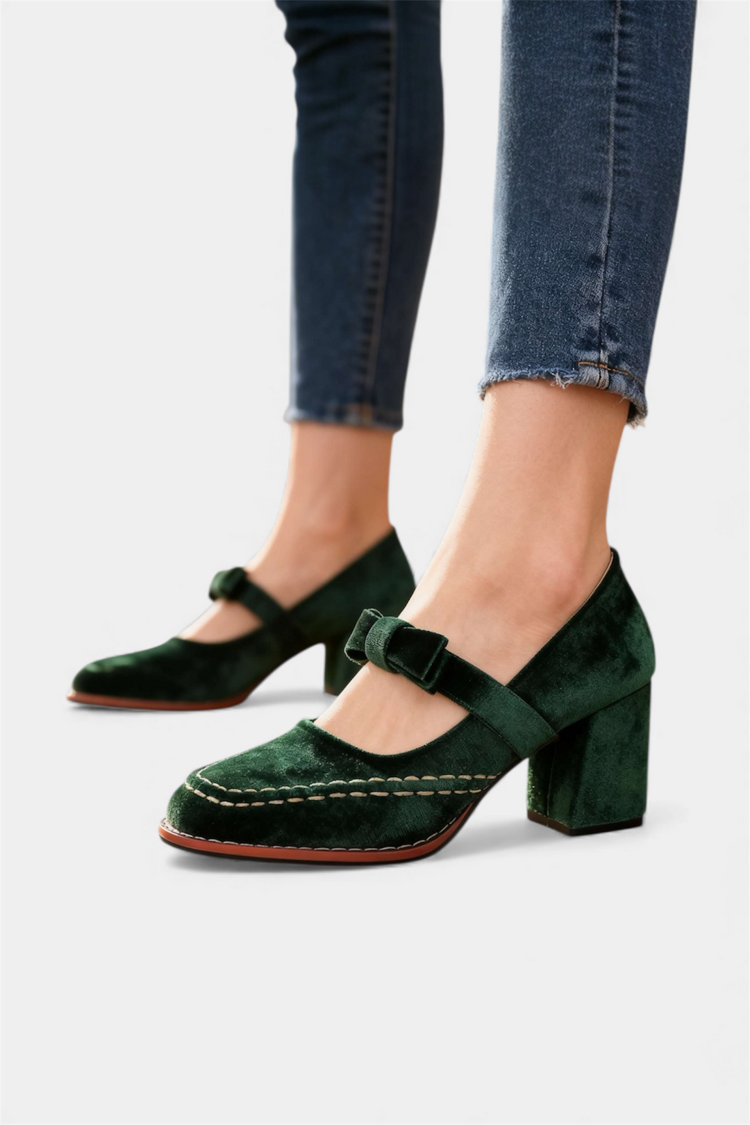ALESSIA FLUWELEN LOAFERS
