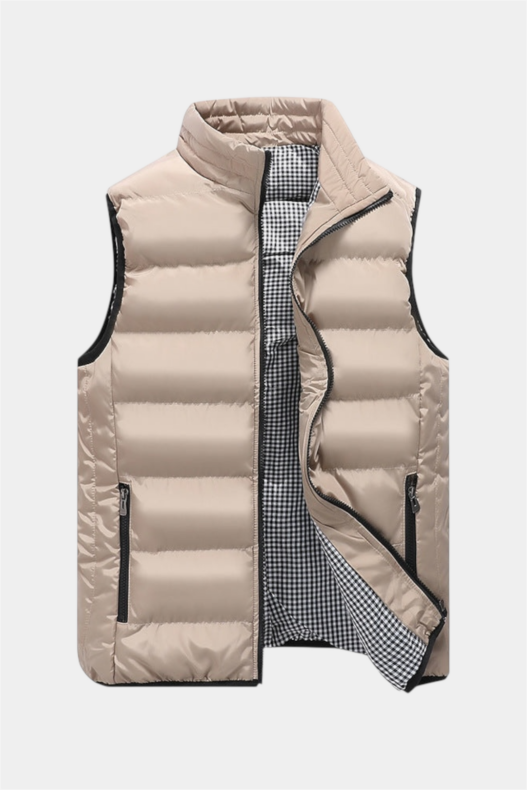 RENI LICHT GEWATTEERD GILET