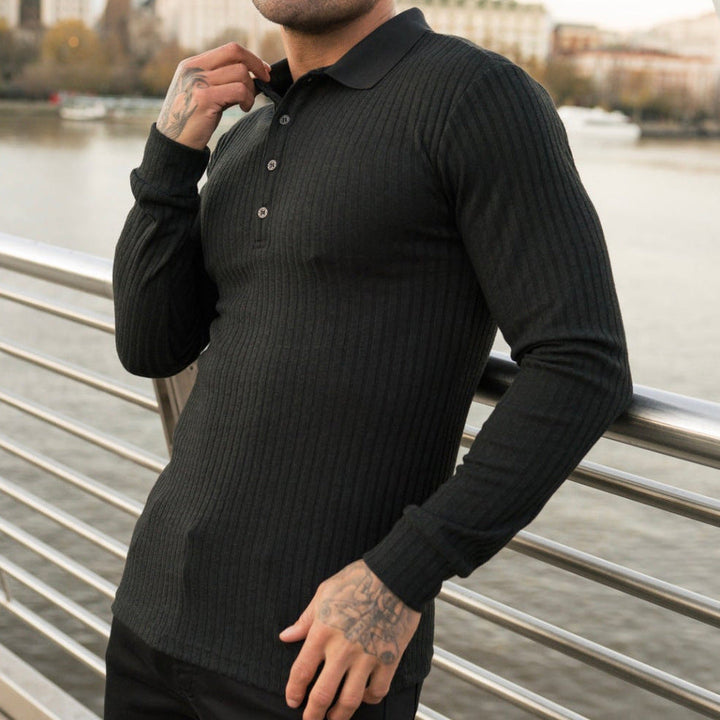 MATTEO POLO MET KNOPEN