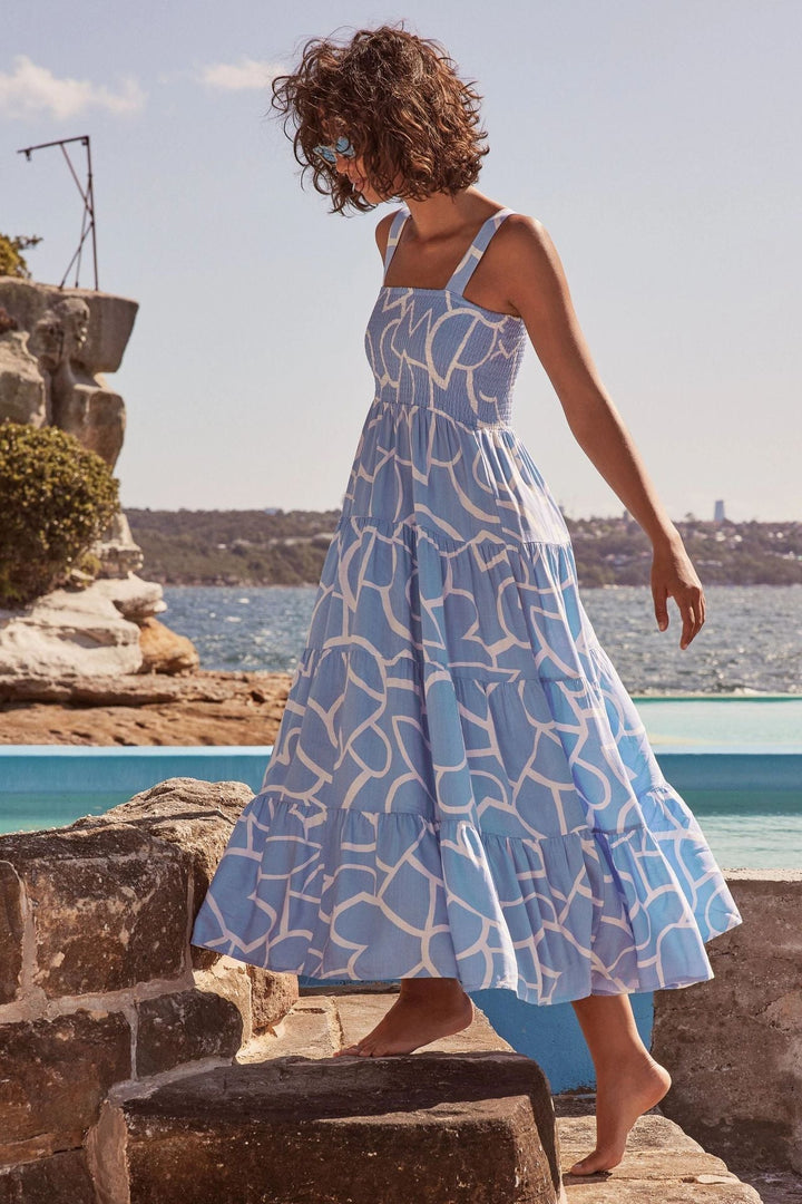 ILAVINE LICHTE MIDI-JURK